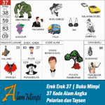 Erek Erek 37 | Buku Mimpi 37 Kode Alam Pelarian dan Taysen